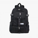 Zipper Solid Canvas Backpack