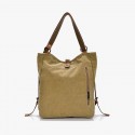 Preppy Vintage Canvas Women Backpack