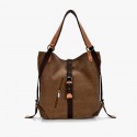 Preppy Vintage Canvas Women Backpack