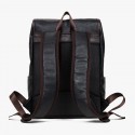 Oil Wax Leather Travel  Backpacks