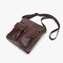 Cowhide Leather Bag Messenger