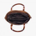 Oil Wax Leather Shoulder Bag